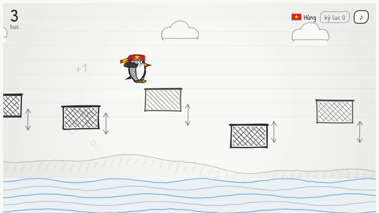 Ảnh chụp màn hình game Nhảy Bục Qua Sông